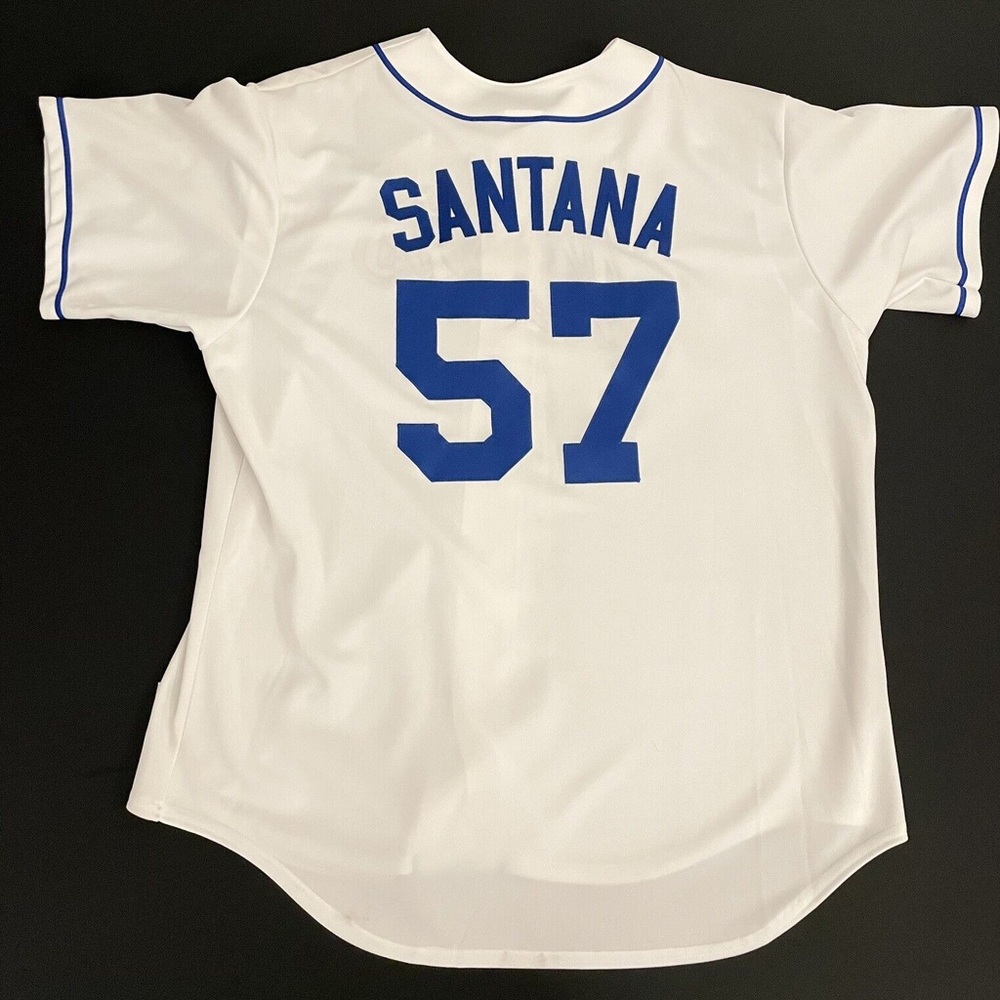 NY Mets white alternate Santana Jersey